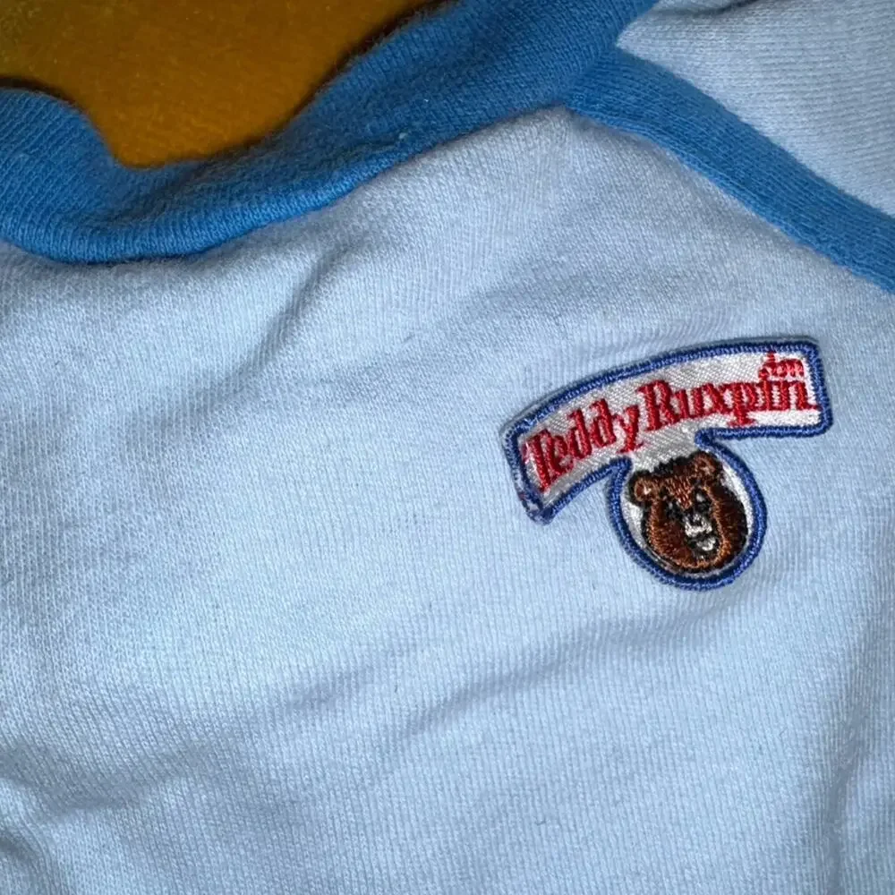 Vintage 1985 Worlds of Wonder Teddy Ruxpin Replacement Ringer Tee Shirt Accessor